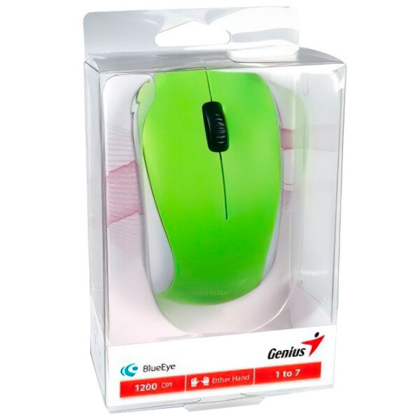 Мышь Genius NX-7000 Зелёный Беспроводные, 1200 dpi photo 5