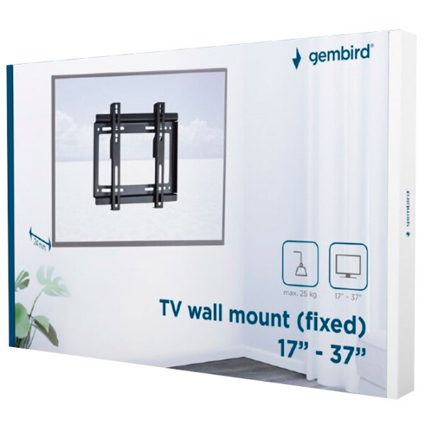 Suport TV Gembird WM-37F-01 Black VESA 200 x 200 mm photo 4