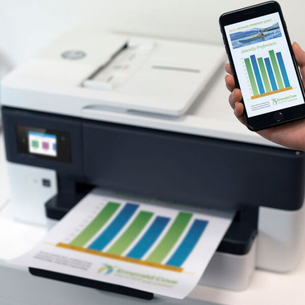 Dispozitiv multifuncțional HP OfficeJet Pro 7720 White Thermal-sublimation, Color, 1200 x 1200 dpi photo 6