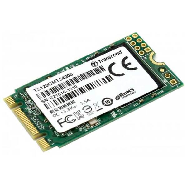 SSD Transcend MTS420S M.2 120 ГБ Скорость чтения: 500 MБ/ с,
Скорость записи: 350 MБ/ с photo 3