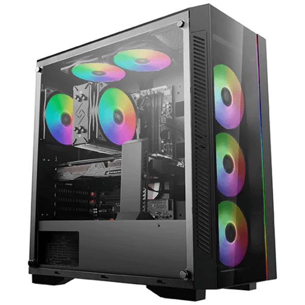 Carcasă Deepcool MATREXX 55 ADD-RGB Black micro ATX photo 5