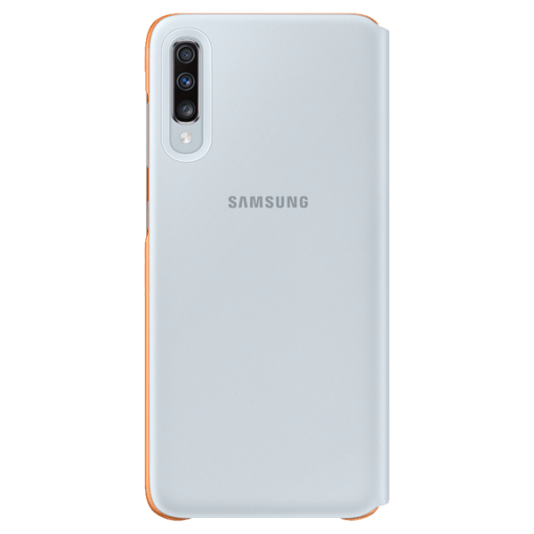 Husă pentru smartphone Samsung Galaxy A70 (EF-WA705) Orange White Samsung, PP, Flip Cover photo 1