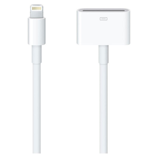 Adapter Lightning to 30-pin (0.2m) MD824, Apple, White  photo 1