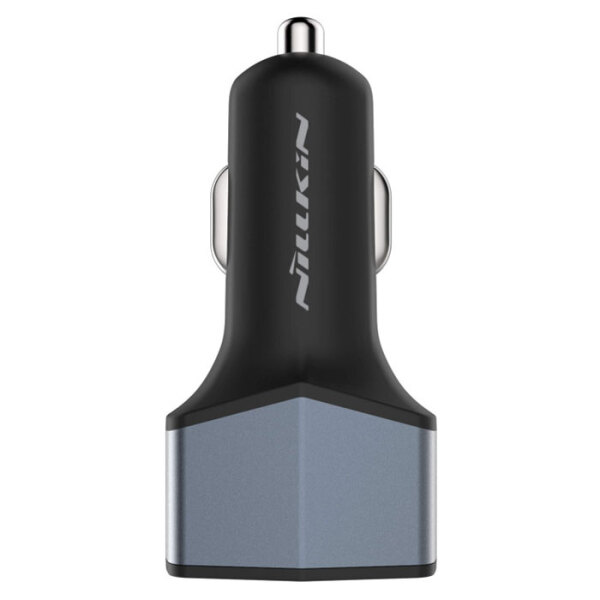 Incarcator auto Nillkin, Celerity (USB+Type-C) QC3.0, Black  photo 1
