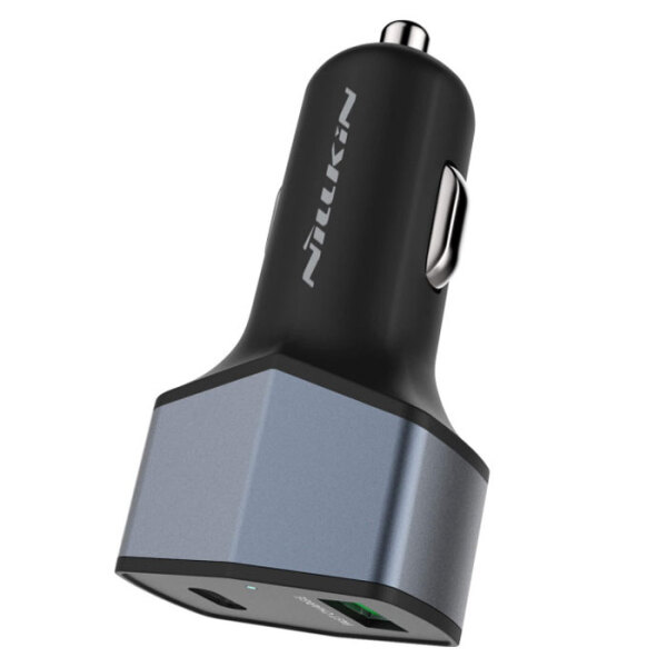 Incarcator auto Nillkin, Celerity (USB+Type-C) QC3.0, Black  photo 2