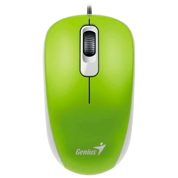 Mouse Genius DX-110 Green Cu fir, 1200 dpi photo 2