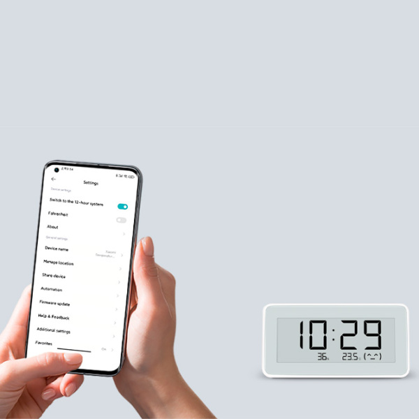 Метеостанция Xiaomi Mi Humidy Temperature monitor Белый  photo 4
