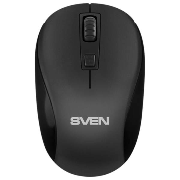 Mouse Sven RX-255W Black Fără fir, 1600 dpi photo 1