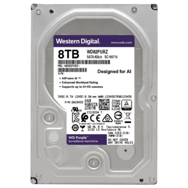 Dispozitiv de stocare HDD Western Digital Surveillance 3.5'' 8 TB  photo 2
