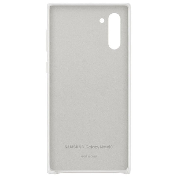 Husă pentru smartphone Samsung Galaxy Note 10 (EF-VN970) White Samsung, Piele, Back photo 3