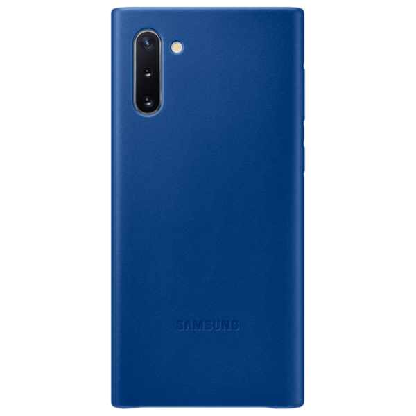Husă pentru smartphone Samsung Galaxy Note 10 (EF-VN970) Blue Samsung, Piele, Back photo 1