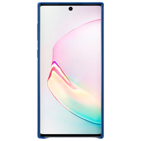 Husă pentru smartphone Samsung Galaxy Note 10 (EF-VN970) Blue Samsung, Piele, Back photo 2