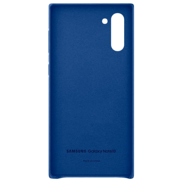 Husă pentru smartphone Samsung Galaxy Note 10 (EF-VN970) Blue Samsung, Piele, Back photo 3