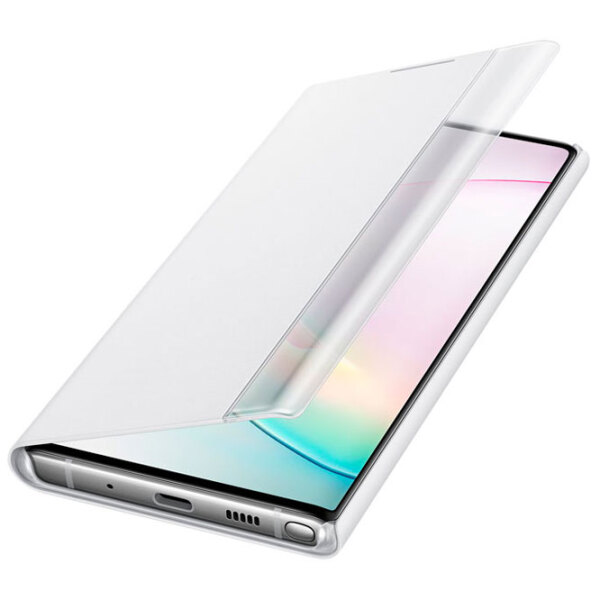 Husă pentru smartphone Samsung Galaxy Note 10 (EF-ZN970) White Samsung, PU, Flip Cover View photo 3