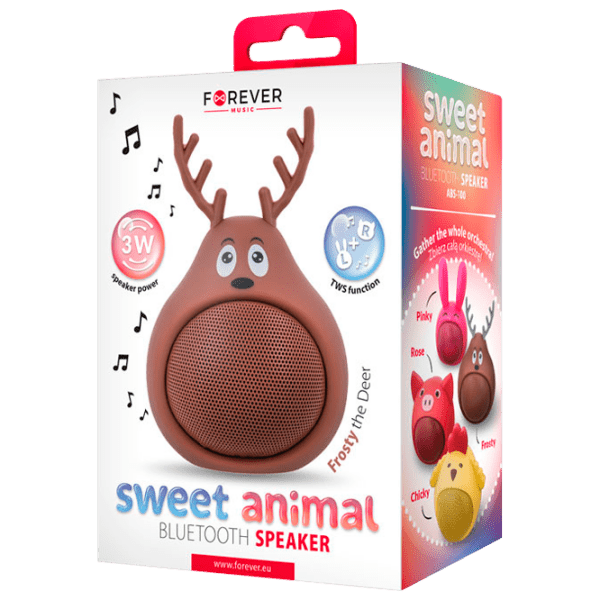 Boxa Portabila Forever ABS-100, Sweet Animal, Deep Frosty  photo 4