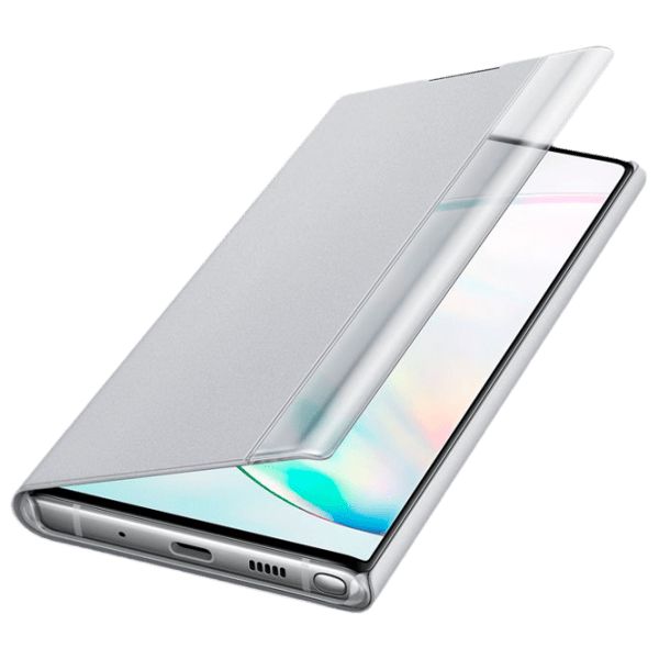 Husă pentru smartphone Samsung Galaxy Note 10 (EF-ZN970) Silver Samsung, PU, Flip Cover View photo 3