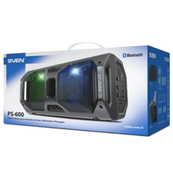Boxă pentru Party Sven PS-600 Black 50 W photo 10