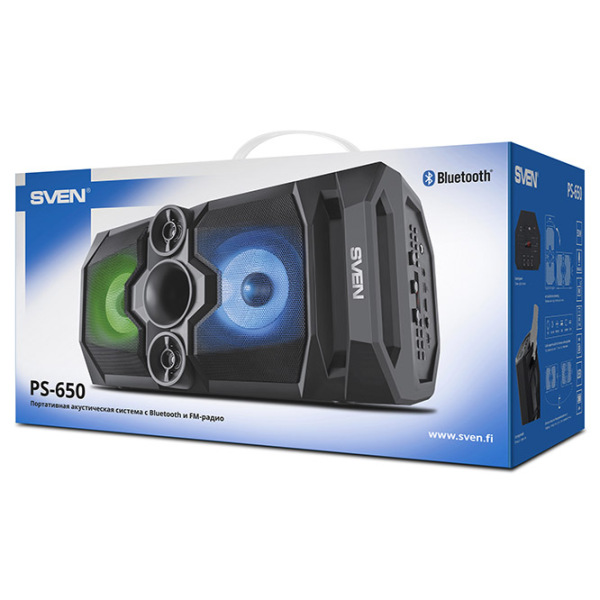 Boxă pentru Party Sven PS-650 Black 50 W photo 13