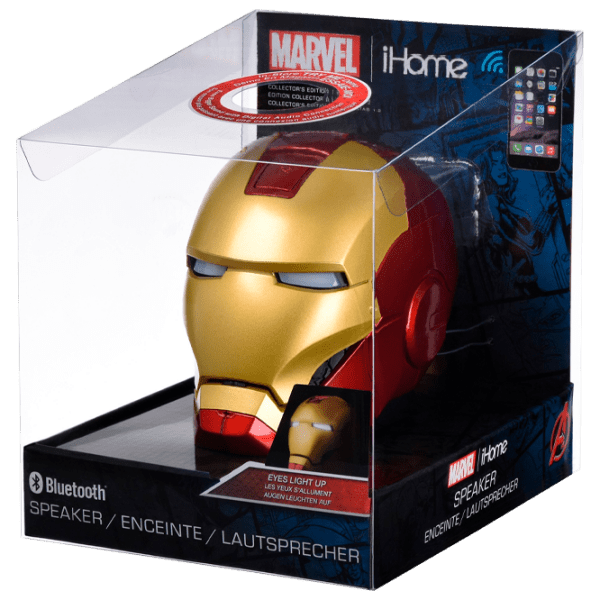 Boxă portabilă eKids/ iHome Iron Man Helmet Red  photo 7