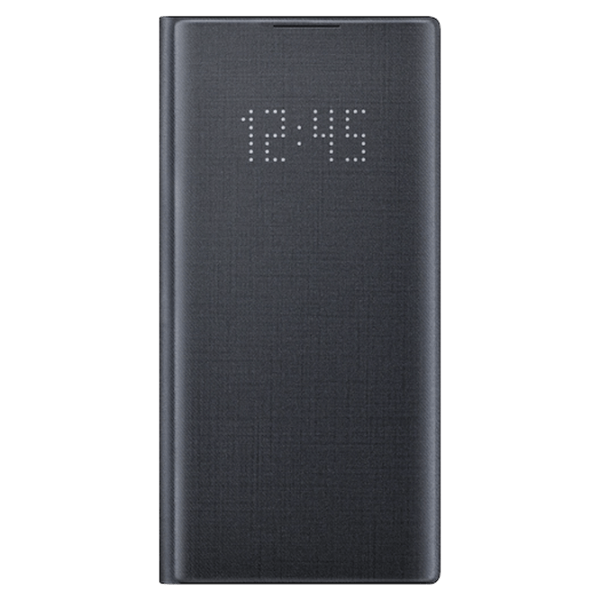 Husă pentru smartphone Samsung Galaxy Note 10 (EF-NN970) Black Samsung, PU, LED View Cover photo 1