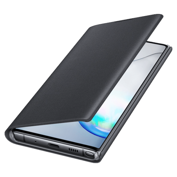 Husă pentru smartphone Samsung Galaxy Note 10 (EF-NN970) Black Samsung, PU, LED View Cover photo 4