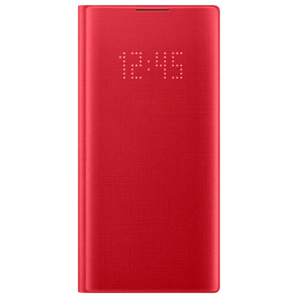 Husă pentru smartphone Samsung Galaxy Note 10 (EF-NN970) Red Samsung, PU, LED View Cover photo 1