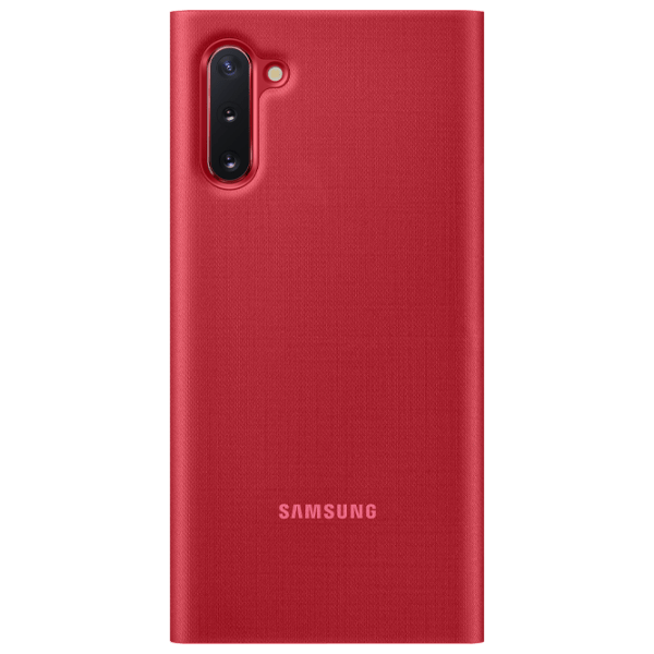 Husă pentru smartphone Samsung Galaxy Note 10 (EF-NN970) Red Samsung, PU, LED View Cover photo 2
