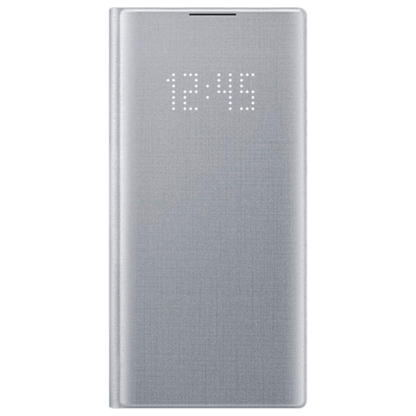 Husă pentru smartphone Samsung Galaxy Note 10 (EF-NN970) Silver Samsung, PU, LED View Cover photo 1