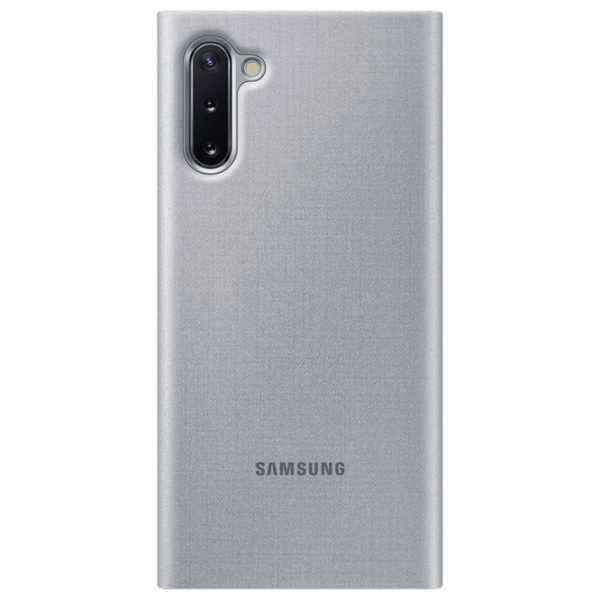 Husă pentru smartphone Samsung Galaxy Note 10 (EF-NN970) Silver Samsung, PU, LED View Cover photo 2