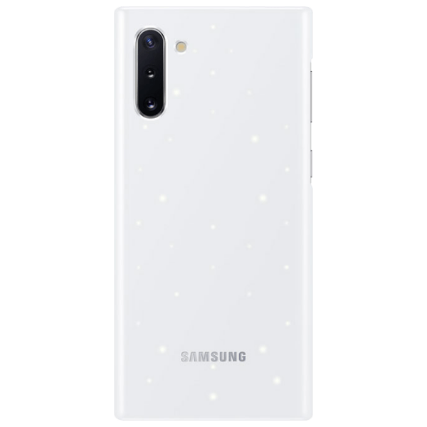 Husă pentru smartphone Samsung Galaxy Note 10 (EF-KN970) White Samsung, PU, Led Cover photo 1
