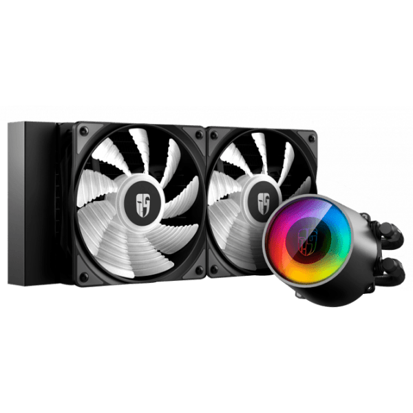 Жидкостное охлаждение Deepcool CASTLE 240 RGB V2 Черный  photo 2