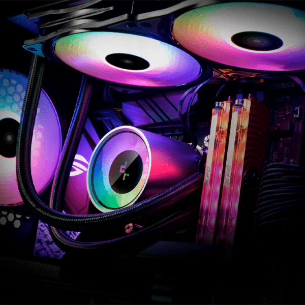 Жидкостное охлаждение Deepcool CASTLE 240 RGB V2 Черный  photo 8