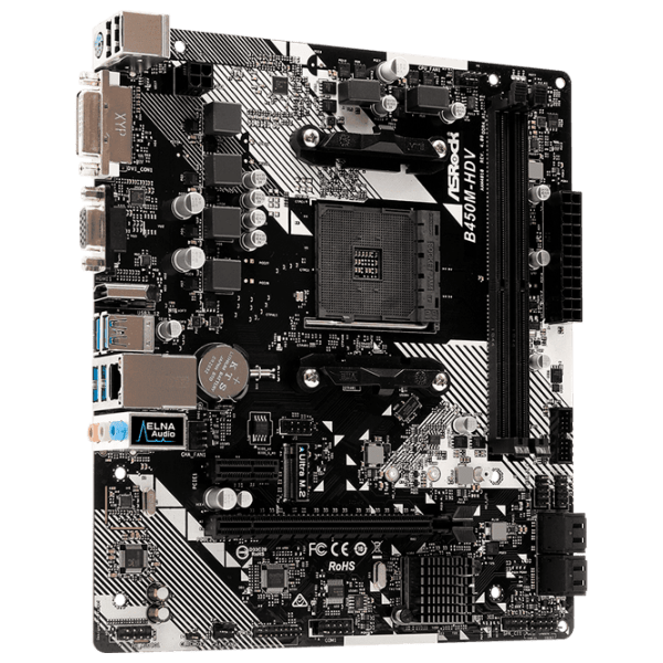 Материнская плата ASRock B450M-HDV R4.0 mATX  photo 2