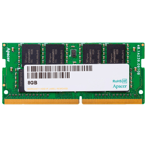 Оперативная память 8 ГБ Apacer AS08GGB24CEYBGH SO-DIMM, DDR4, 2666 МГц photo 1
