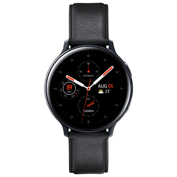 Ceas inteligent Samsung Galaxy Watch Active 2 Black 1.4" | 44mm | Oțel inoxidabil/ Piele
| R820 photo 2