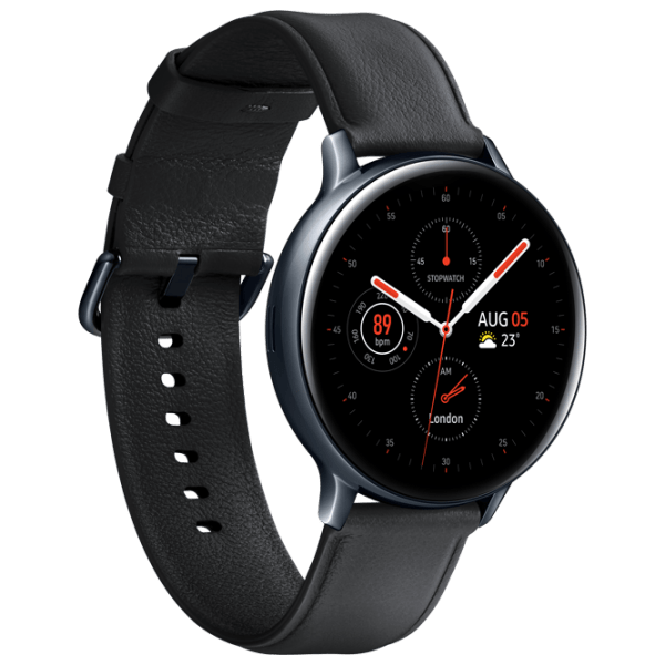 Ceas inteligent Samsung Galaxy Watch Active 2 Black 1.4" | 44mm | Oțel inoxidabil/ Piele
| R820 photo 3