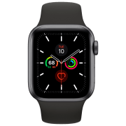 Ceas inteligent Apple Watch Series 5 Gray 1.78" | 44mm | Aluminiu/ Silicon
| MWVF2