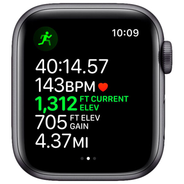 Ceas inteligent Apple Watch Series 5 Gray 1.78" | 44mm | Aluminiu/ Silicon
| MWVF2 photo 4