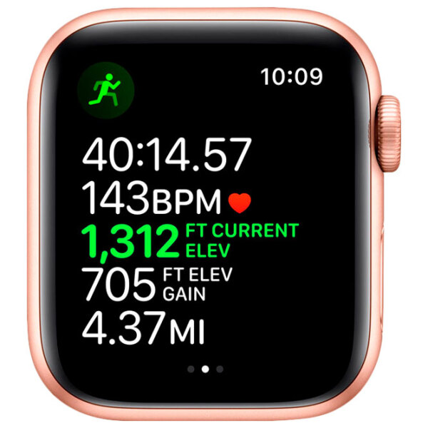Ceas inteligent Apple Watch Series 5 Gold 1.78" | 44mm | Aluminiu/ Silicon
| MWVE2 photo 3