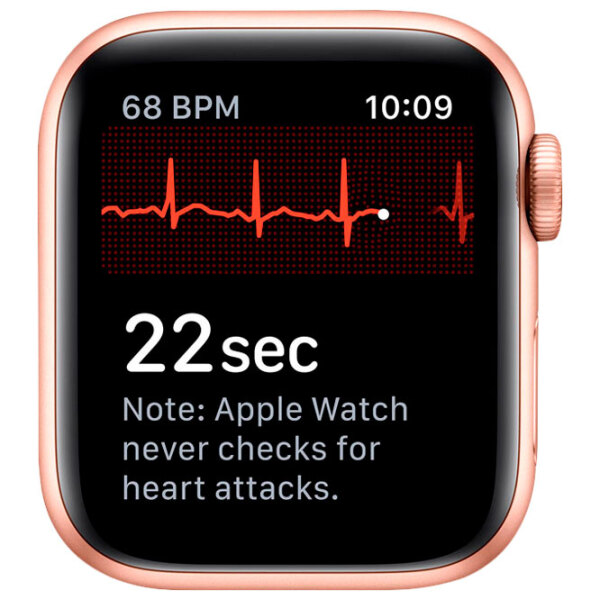 Ceas inteligent Apple Watch Series 5 Gold 1.78" | 44mm | Aluminiu/ Silicon
| MWVE2 photo 4