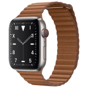 Ceas inteligent Apple Watch Series 5 Black 1.78" | 44mm | Titanium Alloy/ | MWVE2