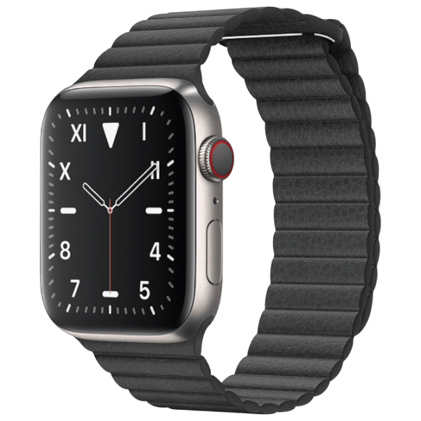 Ceas inteligent Apple Watch Series 5 Black 1.78" | 44mm | Titanium Alloy/ Piele
| MWVE2 photo 1