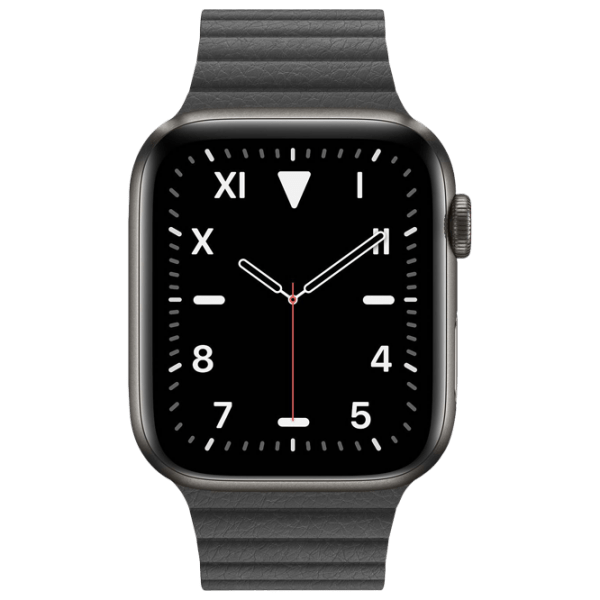 Ceas inteligent Apple Watch Series 5 Black 1.78" | 44mm | Titanium Alloy/ Piele
| MWVE2 photo 2