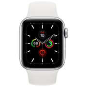 Ceas inteligent Apple Watch Series 5 Silver 1.57" | 40mm | Aluminiu/ Silicon
| MWV62