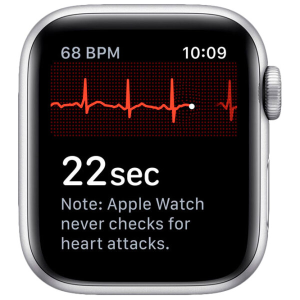 Ceas inteligent Apple Watch Series 5 Silver 1.57" | 40mm | Aluminiu/ Silicon
| MWV62 photo 3