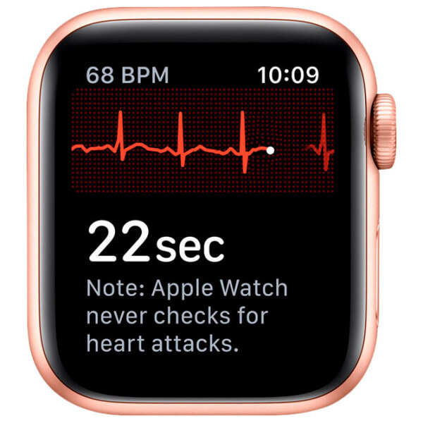 Ceas inteligent Apple Watch Series 5 Gold 1.57" | 40mm | Aluminiu/ Silicon
| MWV72 photo 3