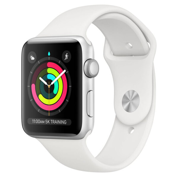 Умные часы Apple Watch Series 3 (MQKU2) Серебристый 1.5", Материал ремешка: , 38mm photo 2