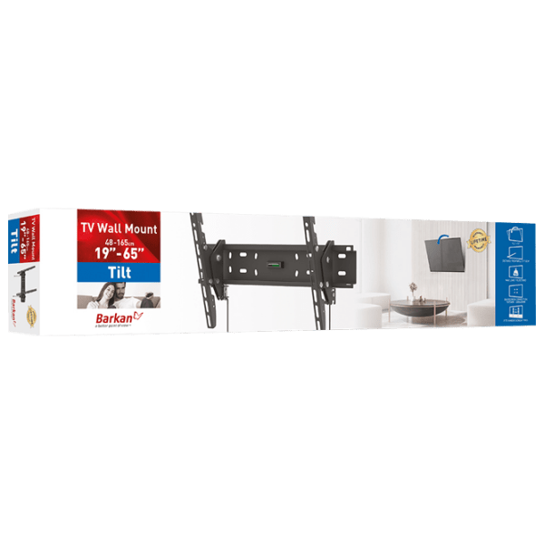Suport TV Barkan 31H.B Black VESA 400 x 400 mm photo 3