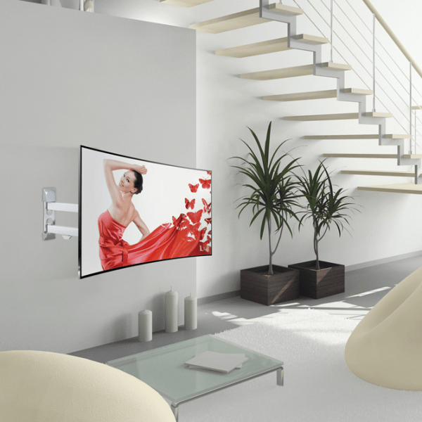 Suport TV Barkan 3400 W White VESA 400 x 400 mm photo 2