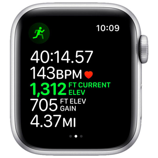 Ceas inteligent Apple Watch Series 5 Silver 1.78" | 44mm | Aluminiu/ Silicon
| MWVD2 photo 4
